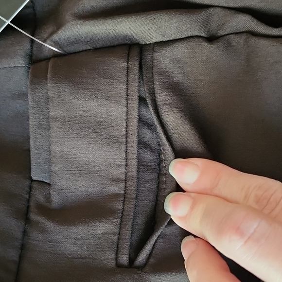 STYLE & CO Women's Tummy Control Comfort Waist Brown Dress Pants Size 12 Petite - Picture 6 of 16